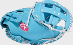 Rawlings Heart of the Hide 34-inch Fastpitch Softball Catcher's Mitt, Right Hand Throw