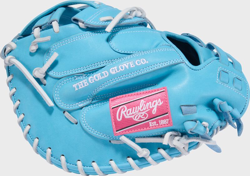 Rawlings Heart of the Hide 34-inch Fastpitch Softball Catcher's Mitt, Right Hand Throw