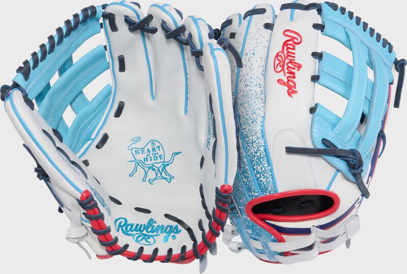Rawlings Heart of the Hide Americana 12.5 in Fastpitch Softball Glove, Right Hand Throw