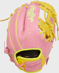 Heart of the Hide ContoUR Fit 11.5-Inch Pink Infield Glove, Right Hand Throw