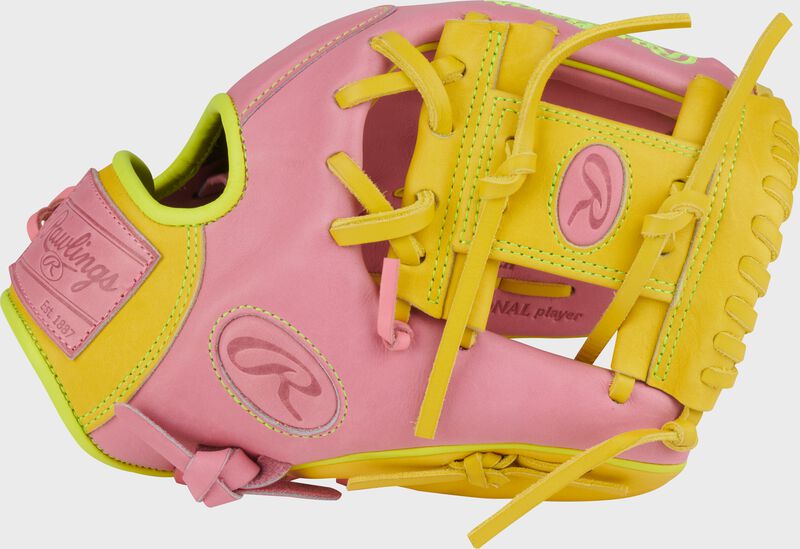 Heart of the Hide ContoUR Fit 11.5-Inch Pink Infield Glove, Right Hand Throw