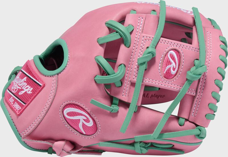 11.5" Heart of the Hide ContoUR Fit Pink Infield Glove, Right Hand Throw