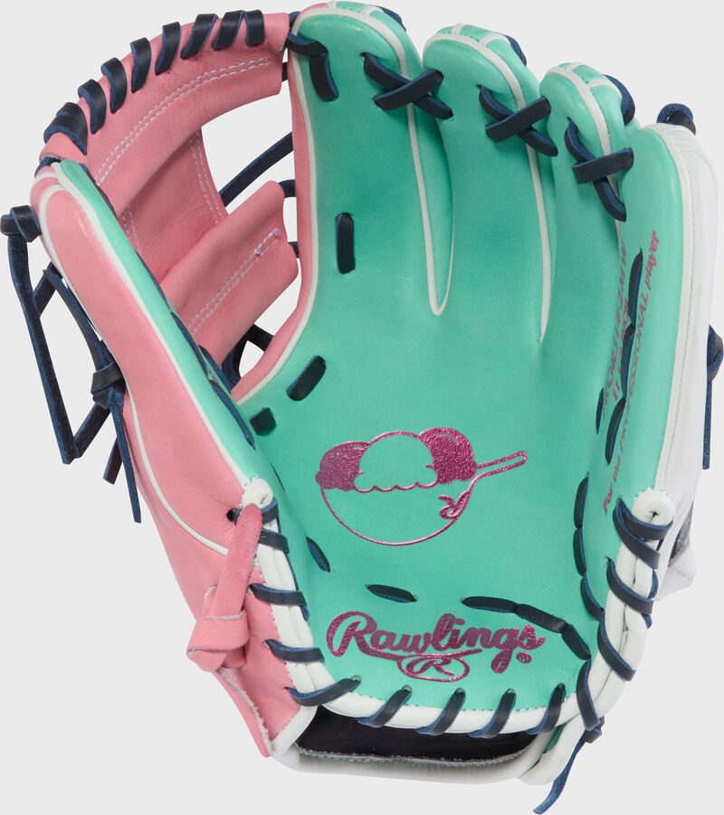 Rawlings Ice Cream Bowl Heart of the Hide 11.5 in Infield Glove, Right Hand Throw