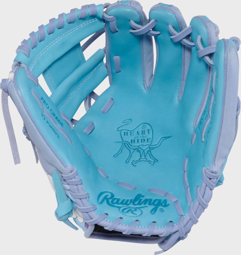 Rawlings Icon Fest Heart of the Hide Columbia Blue/Periwinkle 11.5-Inch Infield Glove, Right Hand Throw