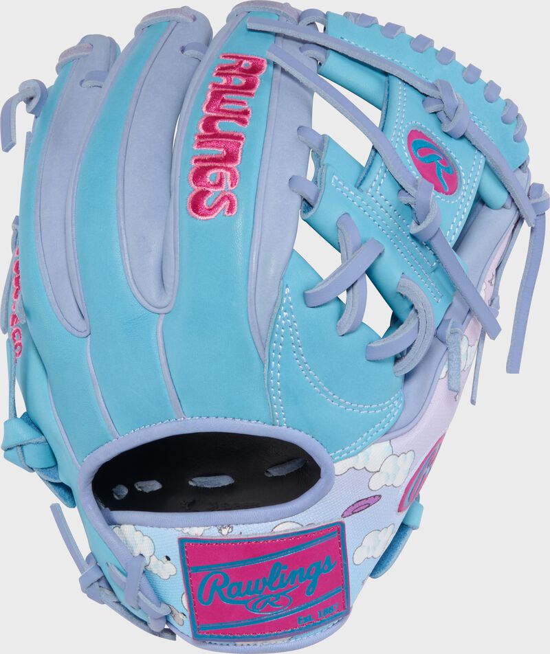 Rawlings Icon Fest Heart of the Hide Columbia Blue/Periwinkle 11.5-Inch Infield Glove, Right Hand Throw