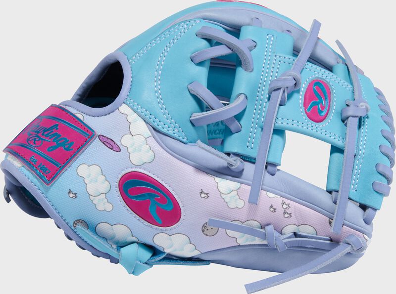 Rawlings Icon Fest Heart of the Hide Columbia Blue/Periwinkle 11.5-Inch Infield Glove, Right Hand Throw