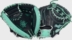 Rawlings Cal Raleigh Heart of the Hide 34-Inch Catcher's Mitt, Right Hand Throw