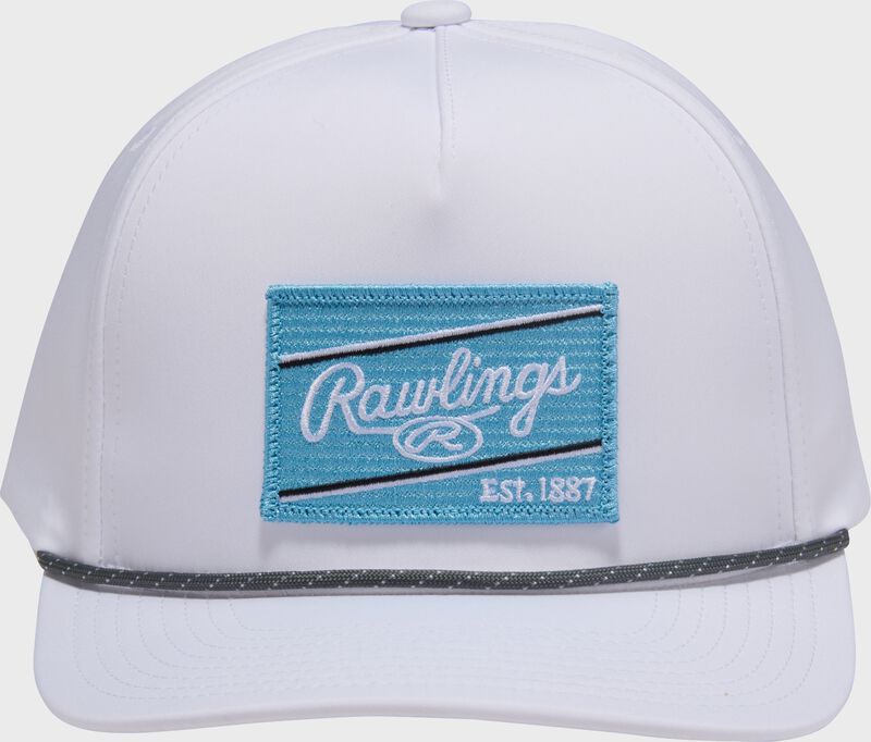 Rawlings White/Columbia Blue ColorSync Rope Hat