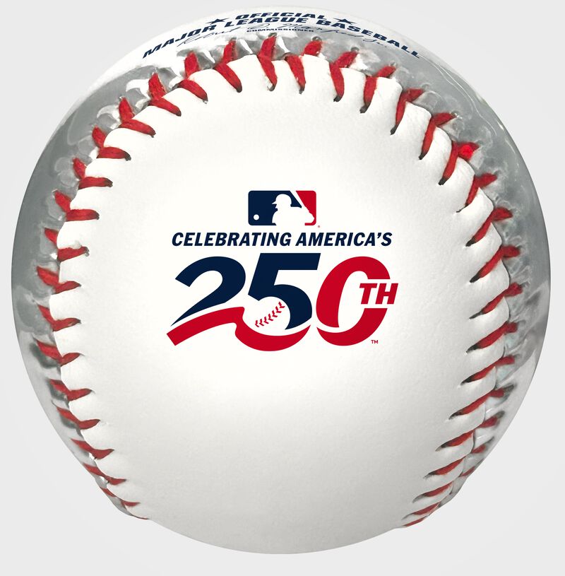 Rawlings MLB USA 250th Birthday Replica Baseball, 1 Ball