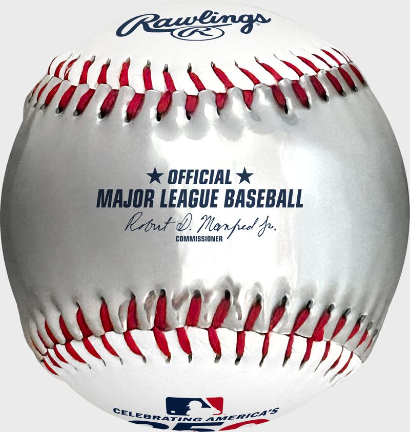 Rawlings MLB USA 250th Birthday Replica Baseball, 1 Ball