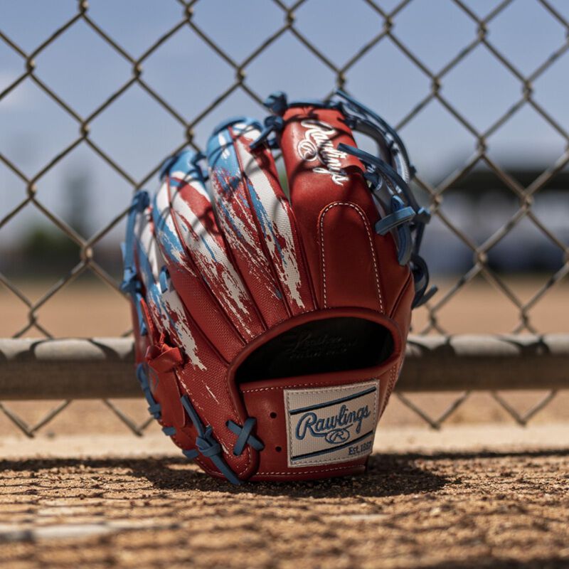 Rawlings R9 Series Americana 11.5 in Infield Glove, Right Hand Throw