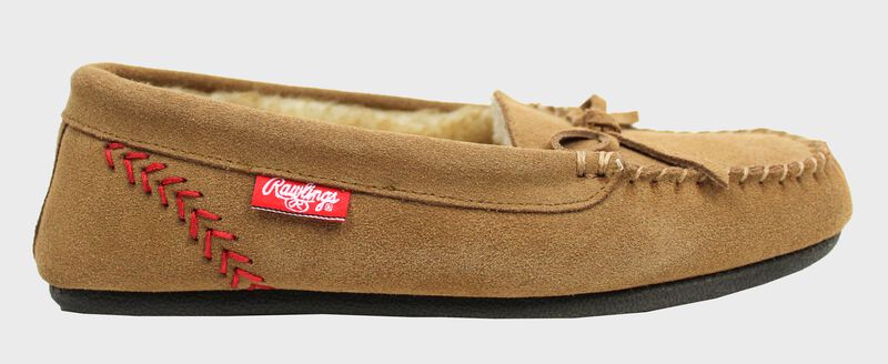 Women's Baseball Stitch Moccasin Slides