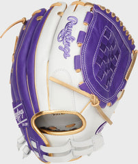 Liberty Advanced Color Series 12 in Fastpitch Glove, White/Purple