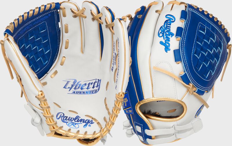 Liberty Advanced Color Series 12 in Fastpitch Glove, White/Purple