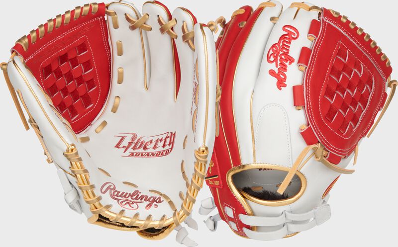 Liberty Advanced Color Series 12 in Fastpitch Glove, White/Purple