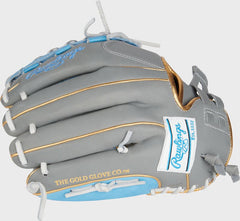 Liberty Advanced Color Series 12.5 in Fastpitch Glove, Gray/Columbia Blue