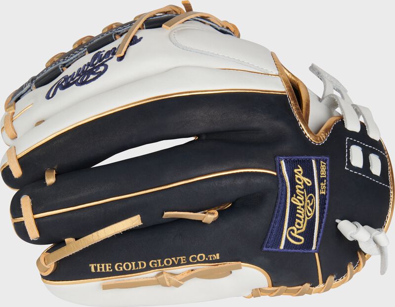 Liberty Advanced Color Series 12.5 in Fastpitch Glove, White/Navy