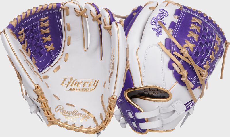 Liberty Advanced Color Series 12.5 in Fastpitch Glove, White/Pink