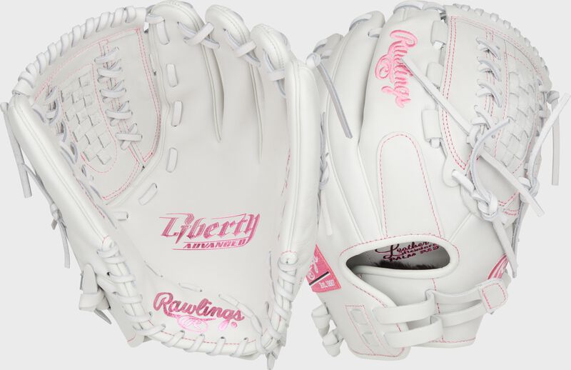 Liberty Advanced Color Series 12.5 in Fastpitch Glove, White/Royal