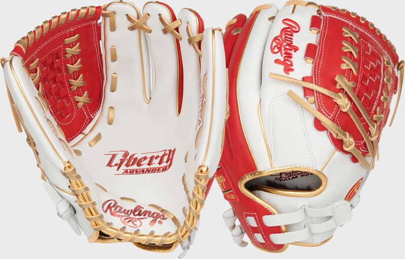 Liberty Advanced Color Series 12.5 in Fastpitch Glove, White/Navy