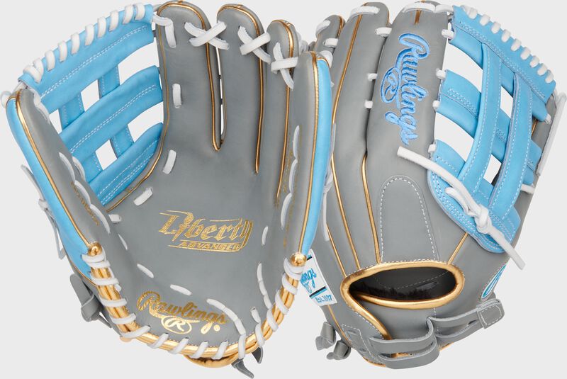 Liberty Advanced Color Series 12.75 in Outfield Glove, White/Pink