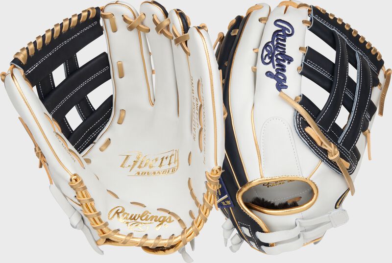 Liberty Advanced Color Series 12.75 in Outfield Glove, White/Purple