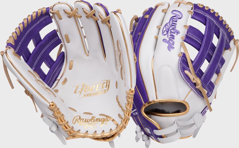 Liberty Advanced Color Series 12.75 in Outfield Glove, White/Pink