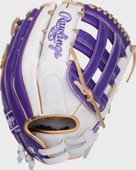 Liberty Advanced Color Series 12.75 in Outfield Glove, White/Purple