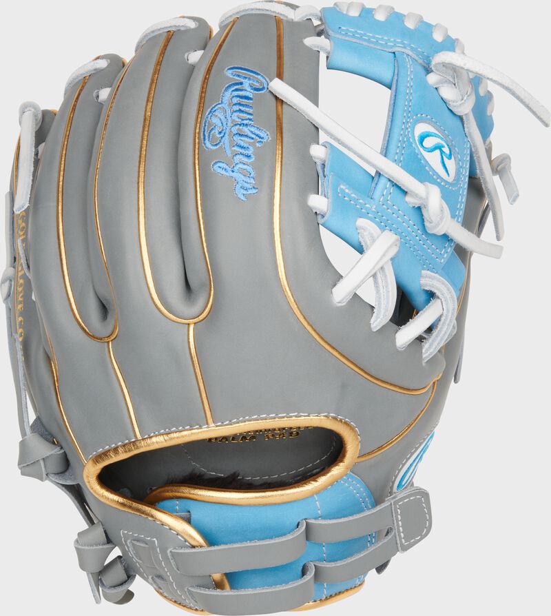 Liberty Advanced Color Series 11.75 in Infield Glove, Gray/Columbia Blue