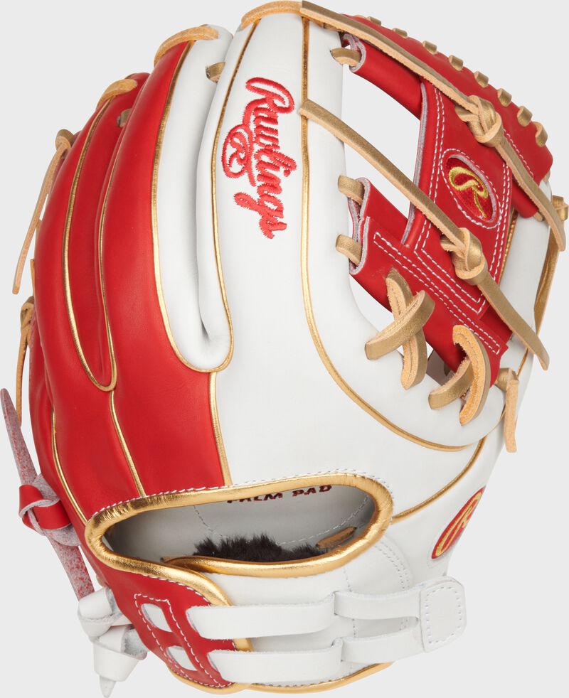 Liberty Advanced Color Series 11.75 in Infield Glove, White/Scarlet