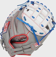 Liberty Advanced 33-inch Fastpitch Softball Catcher's Mitt, Right Hand Throw