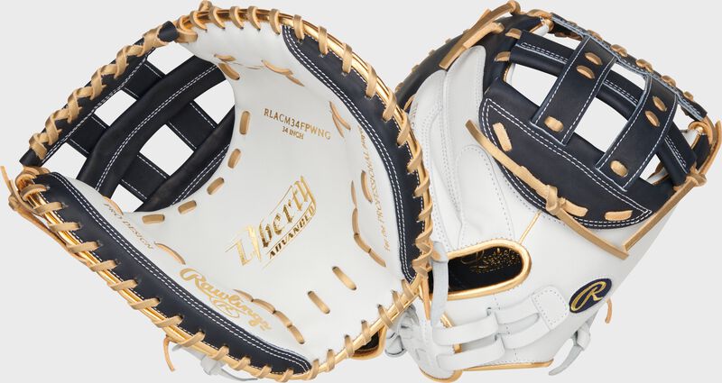 Liberty Advanced Color Series 34 in Catcher's Mitt, White/Scarlet