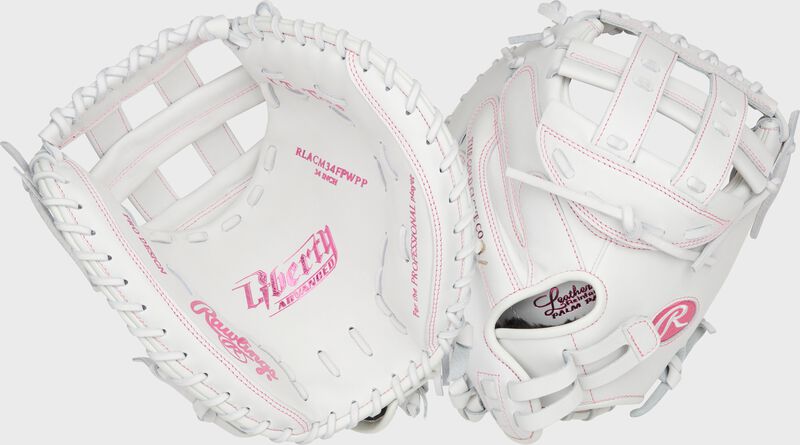 Liberty Advanced Color Series 34 in Catcher's Mitt, White/Scarlet