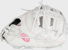 Liberty Advanced Color Series 13 in 1st Base Mitt, White/Pink