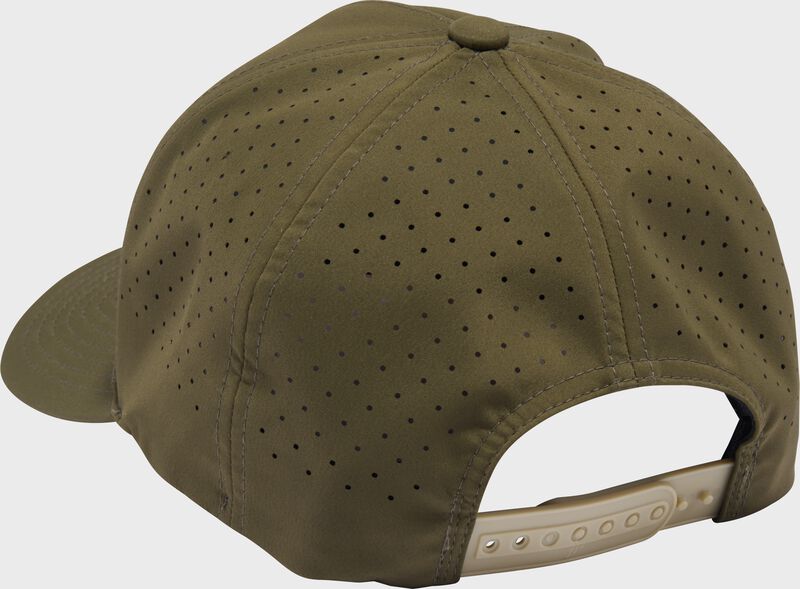Rawlings Dark Green Laser Performance Patch Snapback Hat