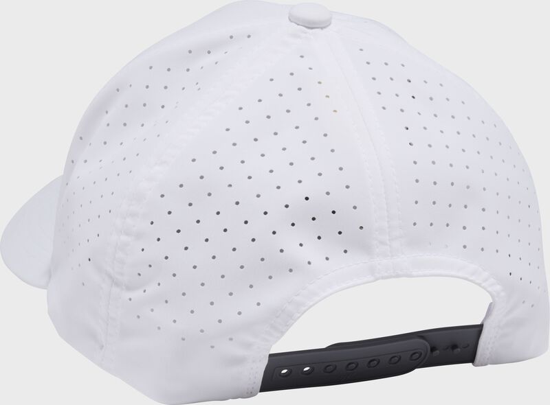 Rawlings White Laser Performance Patch Snapback Hat