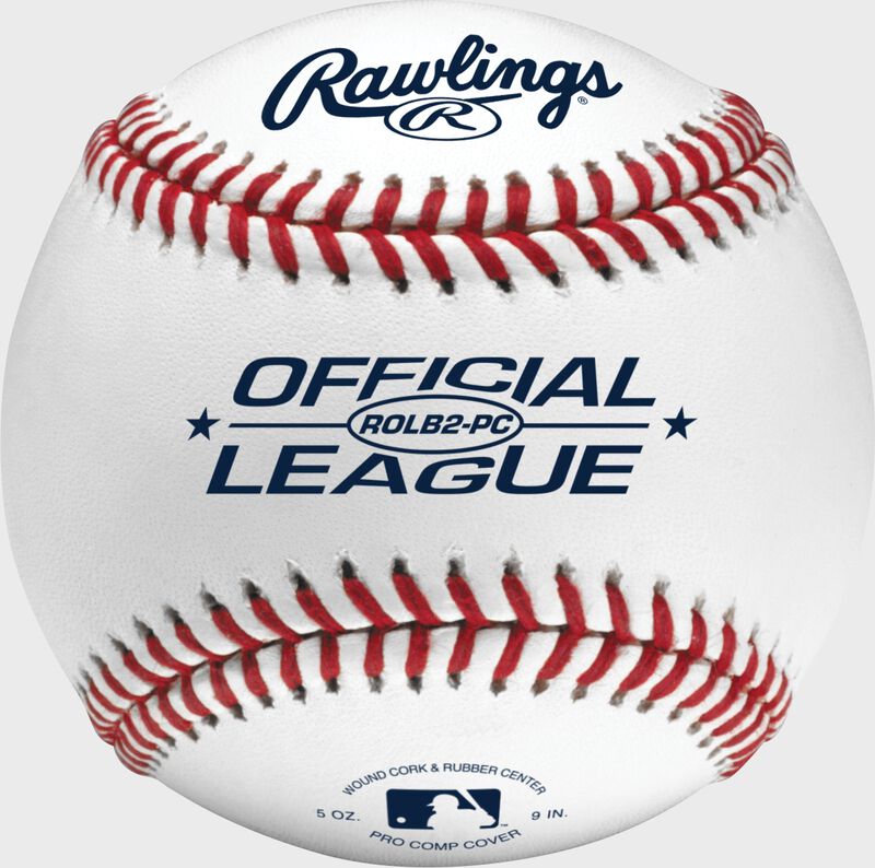 Rawlings 6-Gallon Bucket of ROLB2 Pro Comp Youth Practice Baseballs , Bucket with 24 Balls