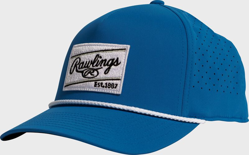 Rawlings Columbia Blue Rope Patch Hat