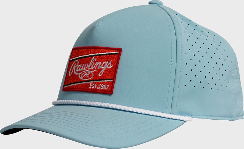 Rawlings Dusty Blue Rope Patch Hat
