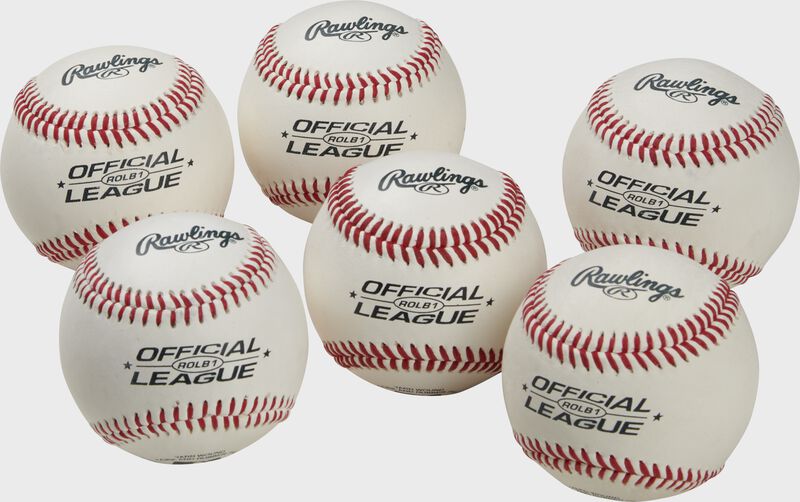 Official League Competition Grade Baseballs, 1, 3, 6 Pack or Dozen