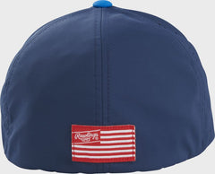 Rawlings Red/White/Blue FlexFit Laser Cut Vented Hat
