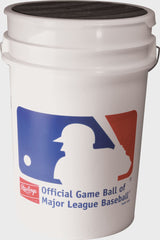Bucket of Official League Competition Grade Practice Baseballs