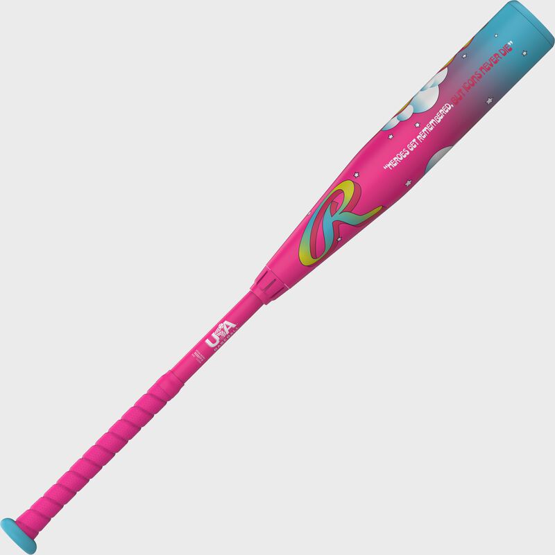 2026 Rawlings Icon Fest Pink USA Baseball Bat, -10