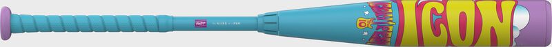 2026 Rawlings Icon Fest Light Blue USSSA Baseball Bat, -5, -8, -10