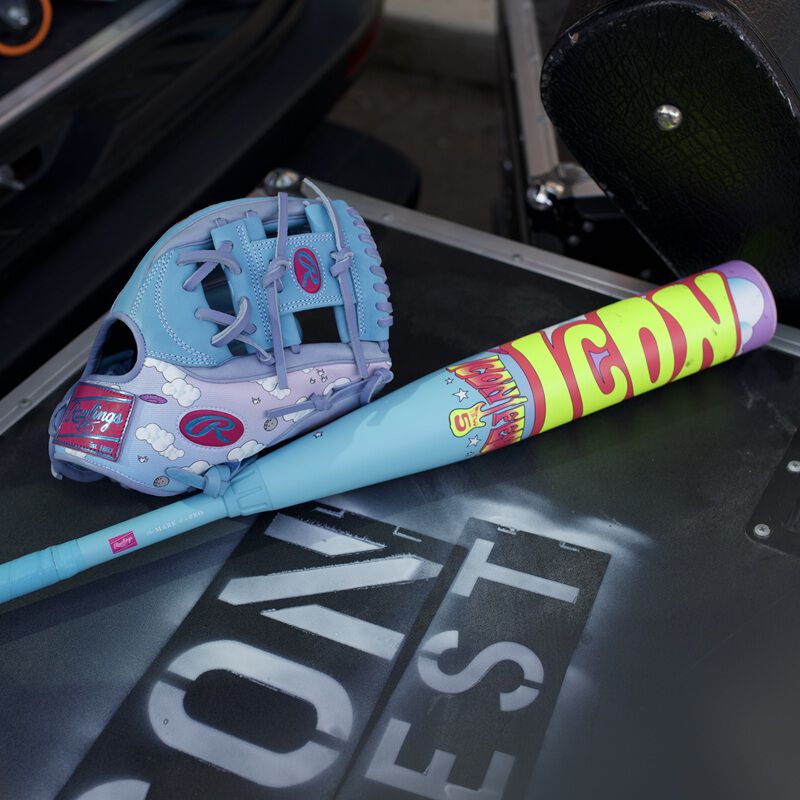2026 Rawlings Icon Fest Light Blue USSSA Baseball Bat, -5, -8, -10