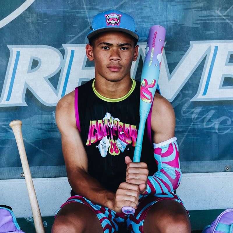 2026 Rawlings Icon Fest Light Blue USSSA Baseball Bat, -5, -8, -10