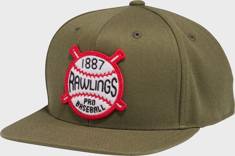 Rawlings Vintage Flat Bill Snapback Hat