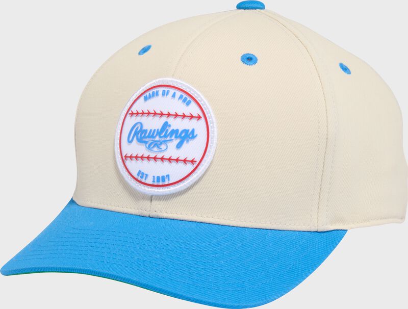 Rawlings Gray Baseball Logo Hat