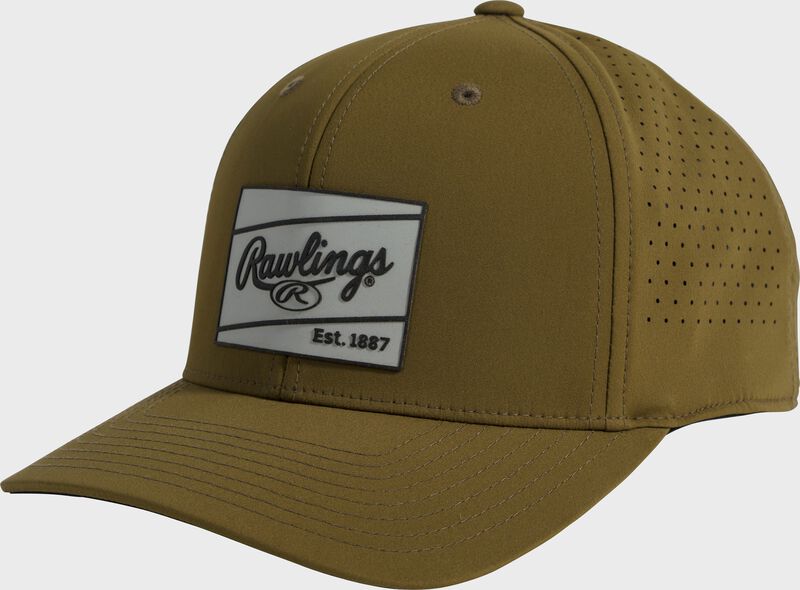 Rawlings Performance Snapback Hat, Black