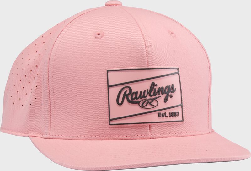 Rawlings Light Blue Performance Flat Bill Snapback Hat